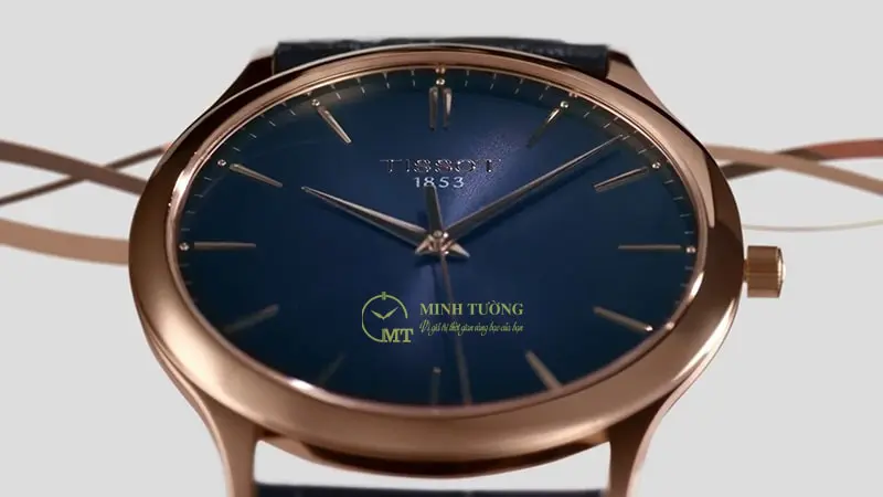Thiết kế giản dị nhưng thu hút của chiếc đồng hồ Tissot Excellence 18K