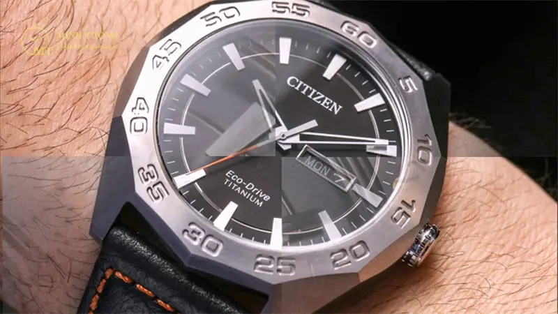 Đồng hồ citizen eco drive super titanium thiết kế siêu sang