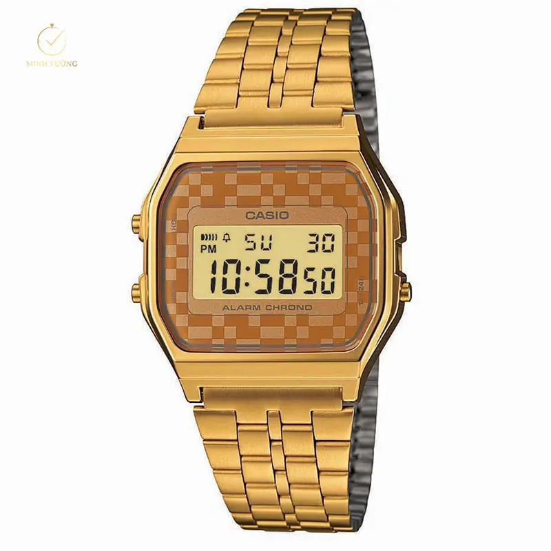 Đồng hồ Casio vàng A159WGEA-9ADF