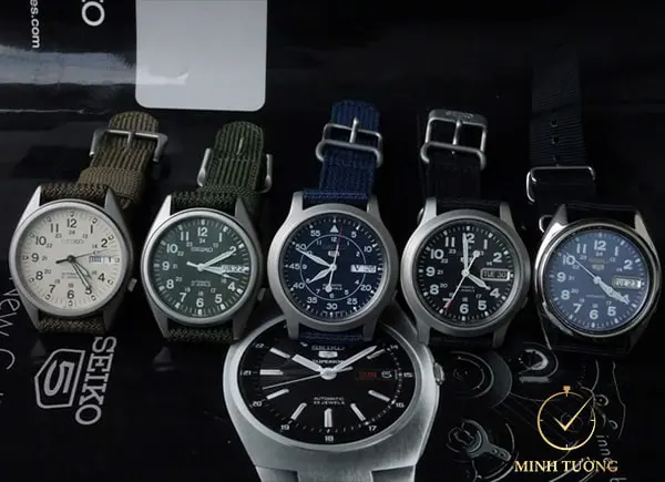 Các mẫu đồng hồ Seiko 5 với 5 lựa chọn về màu sắc