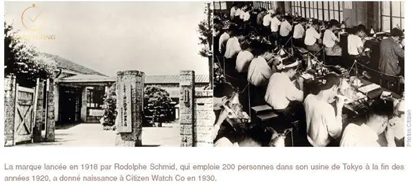 Tư liệu hình ảnh về lịch sử hãng đồng hồ Citizen thời kỳ đầu