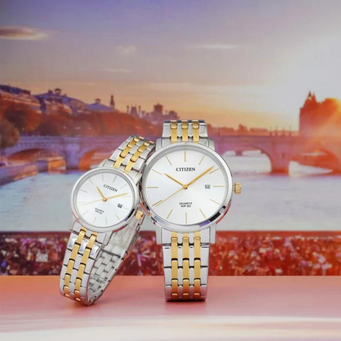 Cặp đôi đồng hồ Citizen BI5074-56A – EU6094-53A thiết kế hài hòa dành cho nam và nữ
