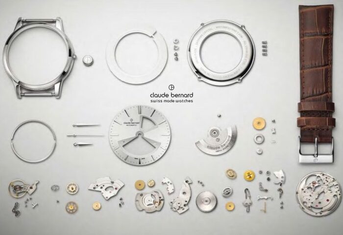 Các chi tiết thiết kế của đồng hồ Claude Bernard Automatic