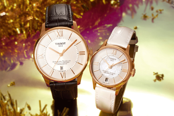 Cặp đôi đồng hồ Tissot có thể có những khác biệt nhỏ giữa mẫu nam và nữ