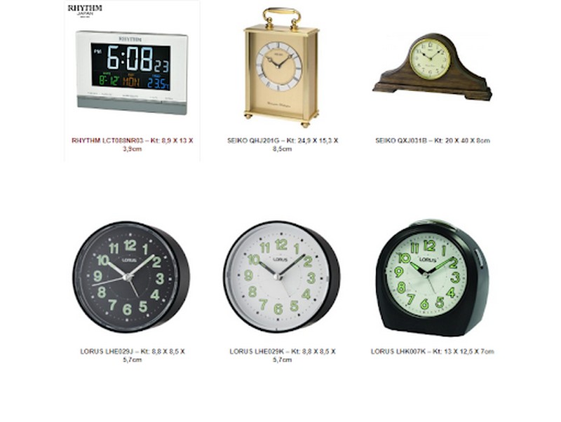 Đa dạng các loại đồng hồ đặt bàn báo thức có mặt trên thị trường