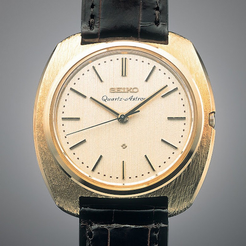 Đồng hồ Seiko Astron 1969 - chiếc đồng hồ đeo tay chạy pin (Quartz) đầu tiên của nhân loại.