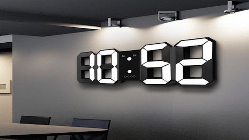 Đồng hồ treo tường điện tử có thiết kế đa dạng, phong phú