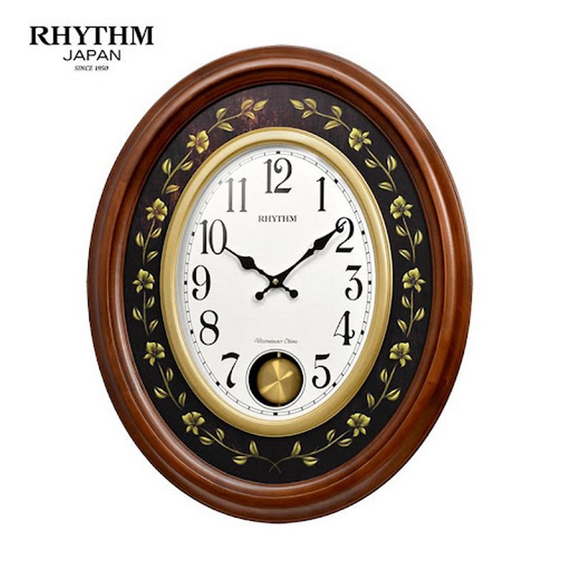 Kiểu dáng của đồng hồ treo tường Rhythm đẹp mắt, đa dạng nhiều phong cách 