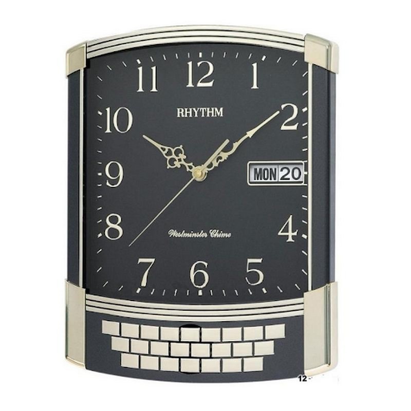 Mẫu đồng hồ RHYTHM CFH105NR02 gợi nhớ về những chiếc đồng hồ cổ điển thập niên 90 thế kỷ trước